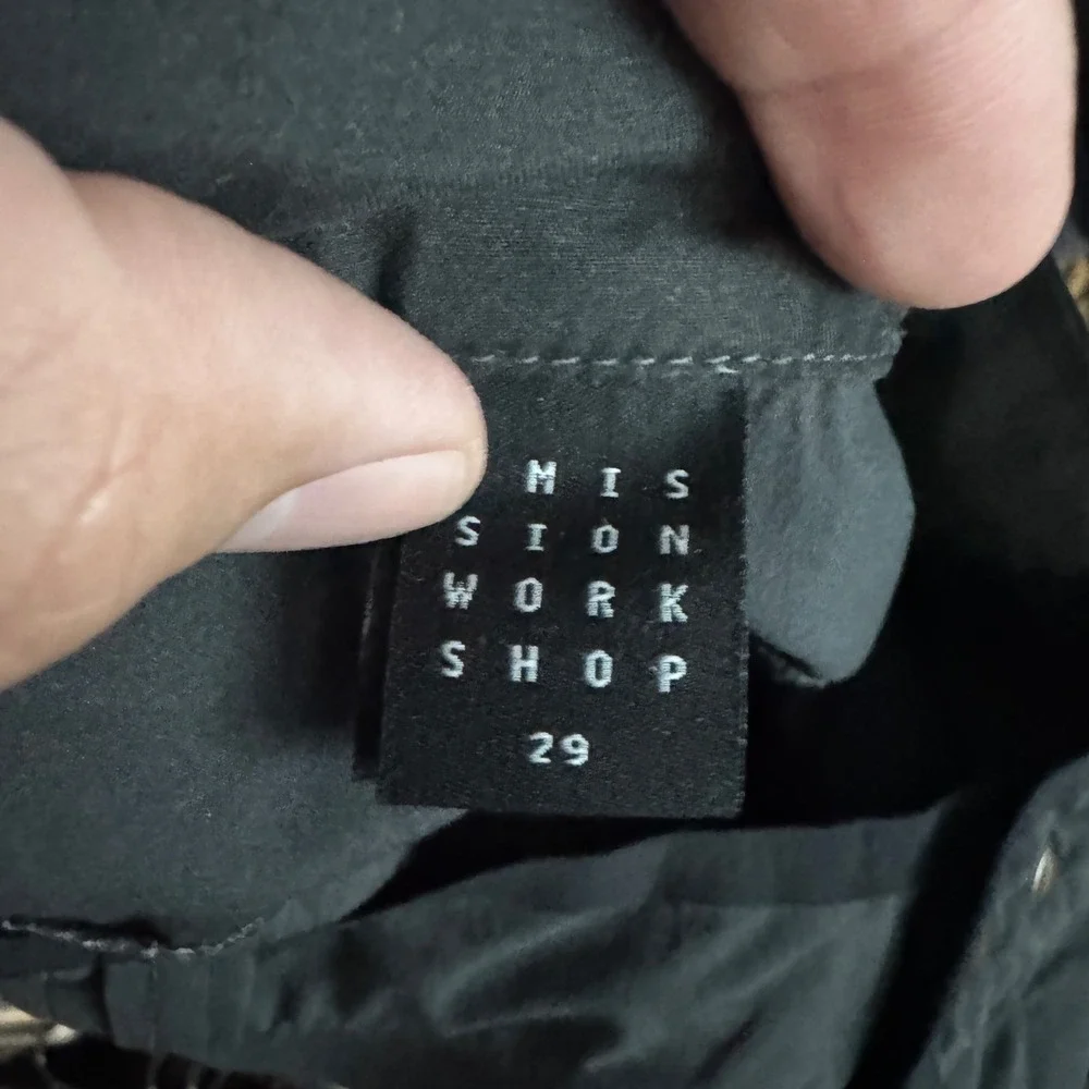 Mission Workshop Traverse Shorts Mens 29 Black Technical Cycling Performance